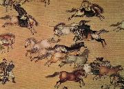 Emperor Qianlong on the trip unknow artist